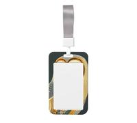 Porta badge vintage a forma di gufo, scorrevole, in plastica dura, per infermieri e ufficio