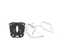 Porta Bagagli Per CFMOTO 450MT 450 MT 2024-2025 Supporto Bauletto Portapacchi Borsa Laterale Portapacchi Laterale In Acciaio Inossidabile MT450 Portapacchi Posteriore(Silver One Set)