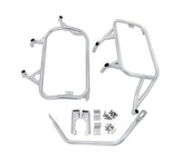 Porta Bagagli Per CFMOTO 450MT 450-MT Supporto Borsa Laterale Motocicletta Bauletto Borse Laterali Supporto Borsa Laterale Supporto Cassetta Degli Attrezzi Portapacchi Posteriore(D'argento)