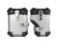 Porta Bagagli Per CFMOTO 450MT CF 450 MT Bauletto Moto Bauletto Laterale Portapacchi Supporto Bauletto Posteriore Casco Portapacchi Posteriore(38L Side Box Silver)