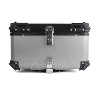 Porta Bagagli Per CFMOTO 450MT CF 450 MT Bauletto Moto Bauletto Laterale Portapacchi Supporto Bauletto Posteriore Casco Portapacchi Posteriore(65L Topcase Silver)
