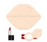 Porta balsamo adesivo per lucidalabbra | Dispositivo in silicone Rotazione di 360 gradi con specchio | Porta rossetto adesivo | Per viaggi a casa Famiglia Ragazza Madre Fidanzata Moglie