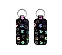 Porta-balsamo per labbra portatile, portachiavi con grazioso gatto artiglio rossetto portachiavi per donne e ragazze gatti artiglio balsamo labbra anelli manica per uso da viaggio