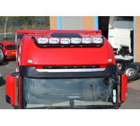 Porta Barre Tetto Con LED Per Mercedes Actros MP4 12+ Giga Space - NERO