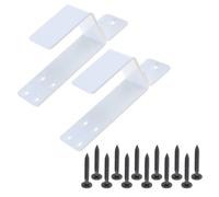 Porta Barricate Morsetti Set Staffe Barre di Sicurezza Acciaio Cremagliera