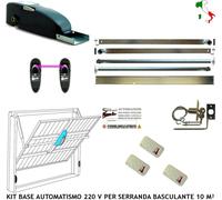 PORTA BASCULANTE AUTOMATICA KIT MOTORE 220 V LONG. RINFORZO 3 RADIOC FOTO SERRAT