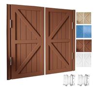 Porta Basculante in Legno Massiccio, Porte Basculanti A 180°, con Chiusura Automatica,porta Basculante per Caffè, Centri Commerciali, Ristoranti, Bar W70~150cm(Marrone,W94*H110cm)