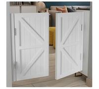 Porta basculante in pino | Dimensioni multiple multicolori for il negozio del pub della cucina del corridoio interno(White,W70cmxH90cm)