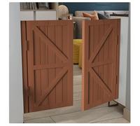 Porta basculante in pino | Dimensioni multiple multicolori for il negozio del pub della cucina del corridoio interno(Brown,W75cmxH90cm)