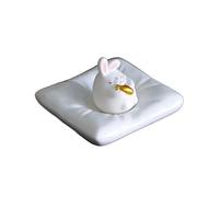 Porta bastoncini di incenso, Bruciatore di incenso in ceramica Porta incenso Simpatico inserto profumato a forma di coniglio Ornamenti in ceramica for interni domestici Porta profumo Piccolo bruciator