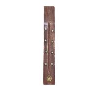 Porta bastoncini di incenso - Porta bastoncini di incenso minimalista | Portaincenso in legno per bastoncini 25,5x3,51x0,51 cm | Porta bastoncini di incenso portatile | Bruciatore di incenso in legno