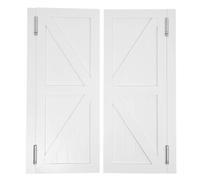 Porta Battente caffè, Personalizzazione delle Dimensioni caffè Bar Saloon Door, A Battente Oscillanti Legno, Saloon Cerniere Divisorie Cowboy A Chiusura Automatica,Bianca,95x90cm