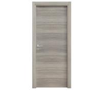 Porta battente da interno reversibile, 80x210 cm (Rovere grigio)
