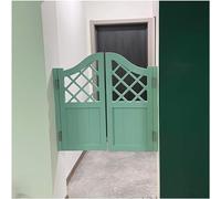 Porta battente del caffè Porte del salone occidentale oscillanti for la cucina, doppie porte bianche della porta del caffè, decorazione della porta battente del bar del ristorante(W110cmxH90cm)