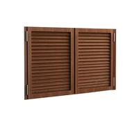 Porta battente interna in legno massello, porta a mezza altezza, divisorio d'ingresso negozio, for l'uso nel bar ristorante bar ristorante giardino(Style 1,90x90cm)