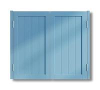 Porta Battente Interni, Porte del salone Oscillanti Vintage, Porte divisorie, con Cerniere, Porta da Caffè a doppia anta for Partizione Entrata Bancone Del Negozio(Blu,110 * 100cm)