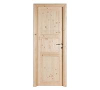 Porta battente reversibile abete grezzo 200x80 cm Abete