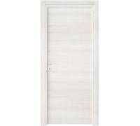 Porta battente reversibile Badia grigio 210x70 cm Grigio
