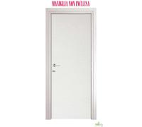 PORTA BATTENTE REVERSIBILE CIECA LISCIA MICROTEC FRASSINO/BIA 210x80 CM INTERNO