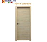 Porta Battente Scorrevole Scrigno Reversibile ROVERE SBIANCATO Porte Interne Cas