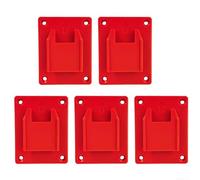 Porta batteria per trapano per utensili da 18 V, rack verticale da parete compatibile con utensili elettrici senza fili (5 pezzi)
