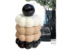 Porta batuffoli di cotone, dispenser porta stuzzicadenti Contenitore per | Porta Qtip Porta stuzzicadenti di lusso decorativi leggeri per il