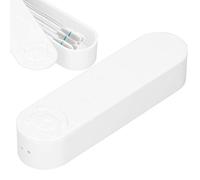 Porta Batuffolo di Cotone da Viaggio, Mini Contenitore Portatile Con Coperchio per Camera da Letto, Tavolo da Toeletta, Accessori per Cosmetici