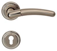 Porta Betty Alpertec - R ottone acciaio inox colori/COLORI in acciaio inox satinato per casa un corridoio porte PZ pulsante set maniglia porta guarnizioni, 32960653