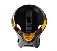 Porta bevande resistente alle intemperie per manubrio moto (oro) | Si adatta alla maggior parte delle moto, scooter, atv, design con morsetto sicuro, facile accesso durante la guida