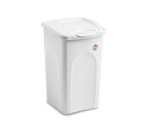 Stefanplast Portabiancheria Linea Primavera 50 lt Chiuso Bianco