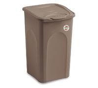 Stefanplast Porta biancheria Linea Primavera 50 L chiusa Tortora 37x37x56 cm