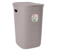 Stefanplast Porta biancheria DOMUS Home Collection 50 L plastica riciclata Greige