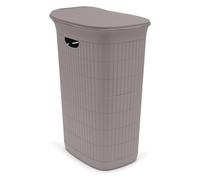 Cesta Portabiancheria con Coperchio Domus Greige 36 Litri