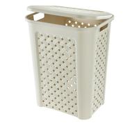 Cesto Portabiancheria Plastica 50 Lt 43 x 33 x 55 cm Angora Tontarelli