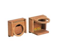 Porta bicchiere parete teak Staffa - 1 PZ - 71.305.10 - 7130510