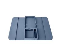 Porta bicchieri da divano in silicone organizer per bevande antiscivolo con tasca laterale porta bevande divano per ufficio auto viaggio computer portatili | vassoio snack per