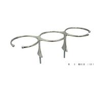 Porta bicchieri inox triplo Staffa - 1 PZ Osculati - 48.429.33 - 4842933