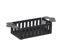 portatovaglioli old piccolo Nero in Ferro 25x17x6Hcm