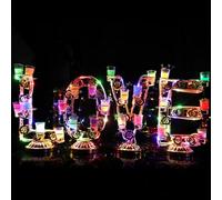 Porta-Bicchierini Da Shot a LED Multicolore Ed Espositore per Cocktail I