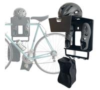 Porta Bici A Muro, Supporto per Bicicletta Per Parete + Organizer, Salvaspazio