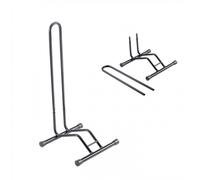 Porta Bici da Pavimento Smontabile in Acciaio Nero per Ruote 26"-29" e 27.5" Plus