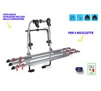 Porta bici posteriore da auto 3 biciclette bicicletta per Demio dal 1996>2002