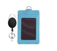 Porta biglietti da visita con cordino Porta carte con cordino, Custodie for documenti, Custodie for documenti da 5 pezzi Portafogli in pelle PU retrattile Custodia for pass for autobus Custodia for ba