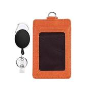 Porta biglietti da visita con cordino Porta carte con cordino, Custodie for documenti, Custodie for documenti da 5 pezzi Portafogli in pelle PU retrattile Custodia for pass for autobus Custodia for ba