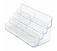 Porta biglietti da visita Deflecto Attraente plastica in polisterene curvo e inc