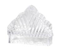 Porta biglietti da visita in vetro soffiato a mano, espositore trasparente for reception di hotel, organizer trasparente senza piombo(12.8 * 4.5 * 10.2cm)