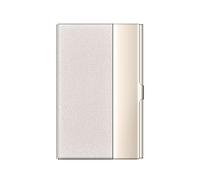 Porta biglietti da visita Porta biglietti da visita in microfibra di alta qualità resistente all'usura Porta biglietti da visita sottile da uomo Porta biglietti da visita portatile alla moda da donna