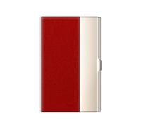 Porta biglietti da visita Porta biglietti da visita in microfibra di alta qualità resistente all'usura Porta biglietti da visita sottile da uomo Porta biglietti da visita portatile alla moda da donna