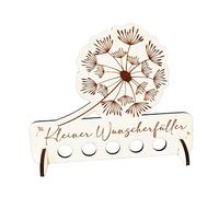 Porta biglietti di compleanno in legno per regalo papà design unico Little Wish Fulfiller 16 x 12 cm