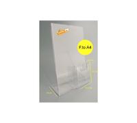 PORTA BIGLIETTINI DA VISITA VISIT CARD IN VERTICALE CON ESPOSITORE A4 DA BANCO